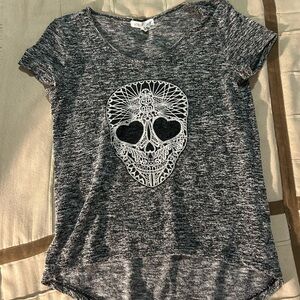 Aeropostale Embroidery Skull T-Shirt